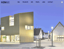 Tablet Screenshot of h2m-architekten.de